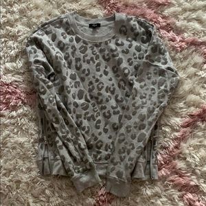 cheetah longsleeve top